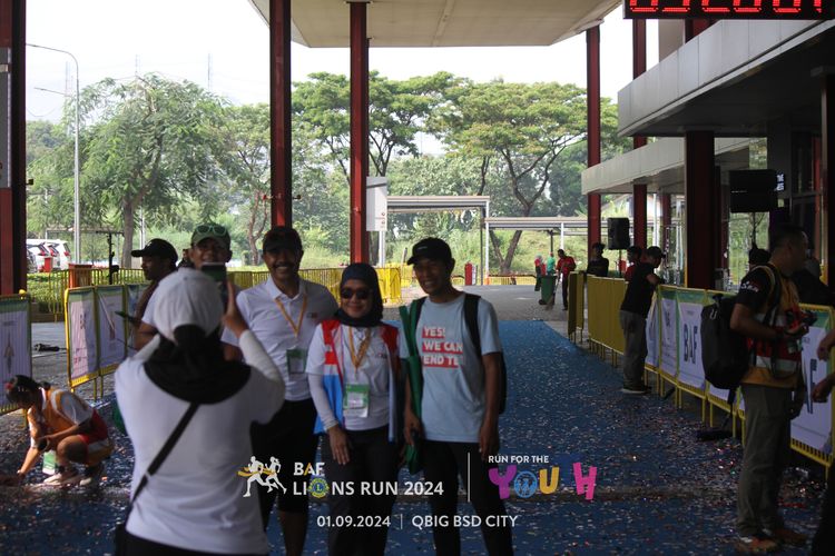 Race photo from BAF LIONS RUN 2024