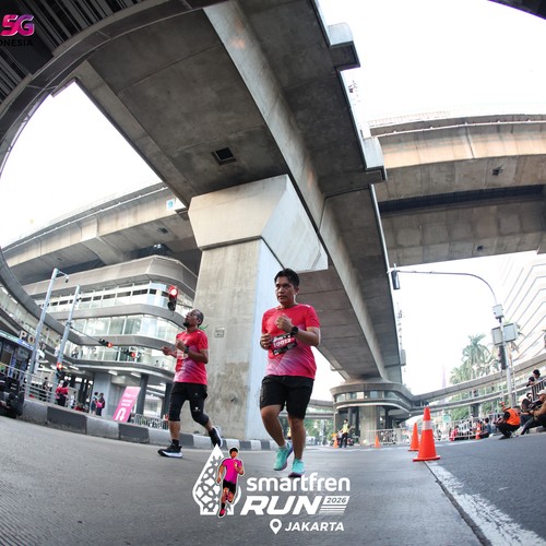 Race photo from SMARTFREN RUN 2026