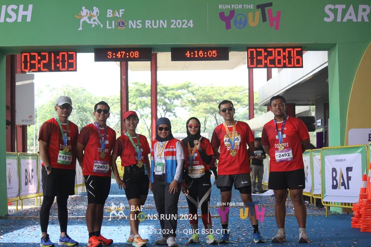 Race photo from BAF LIONS RUN 2024