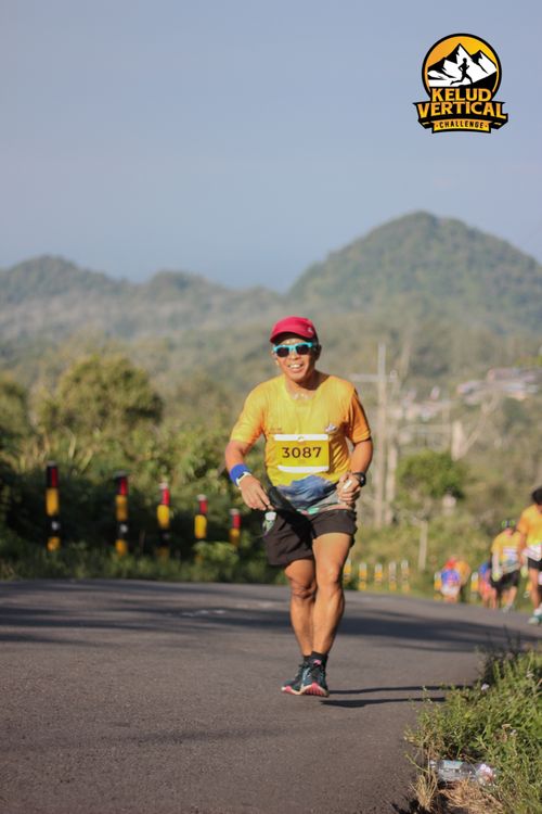 Race photo from Kelud Vertical Challenge 2024
