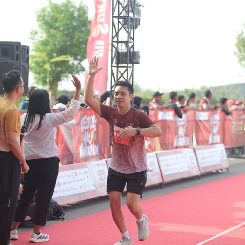 Race photo from KEDIRI HALF MARATHON 2026