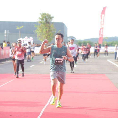 Race photo from KEDIRI HALF MARATHON 2026