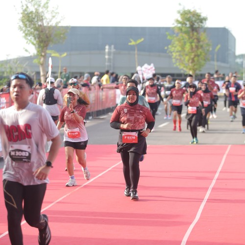 Race photo from KEDIRI HALF MARATHON 2026