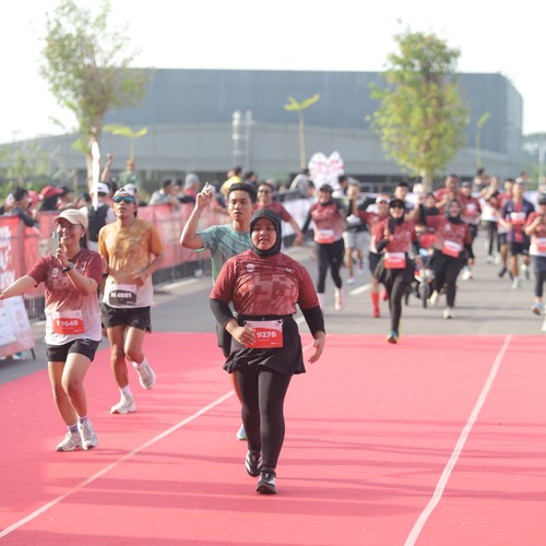 Race photo from KEDIRI HALF MARATHON 2026