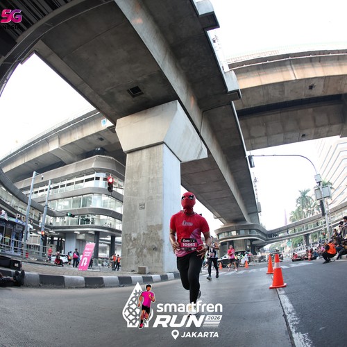 Race photo from SMARTFREN RUN 2026