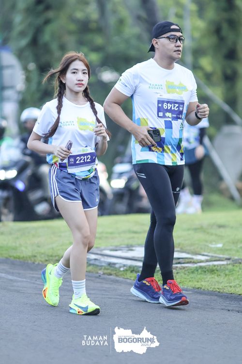 Race photo from Taman Budaya x BOGORUN 2025