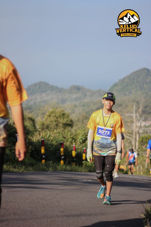Race photo from Kelud Vertical Challenge 2024