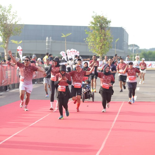 Race photo from KEDIRI HALF MARATHON 2026