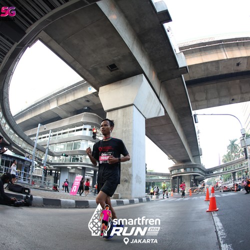 Race photo from SMARTFREN RUN 2026