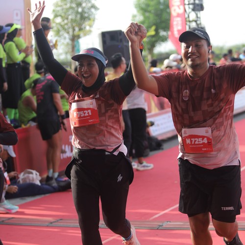 Race photo from KEDIRI HALF MARATHON 2026