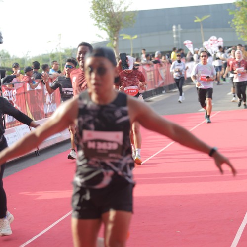 Race photo from KEDIRI HALF MARATHON 2026