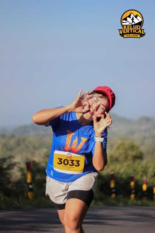Race photo from Kelud Vertical Challenge 2024