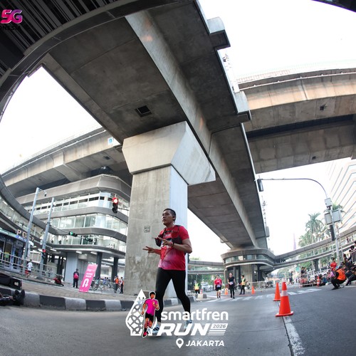 Race photo from SMARTFREN RUN 2026