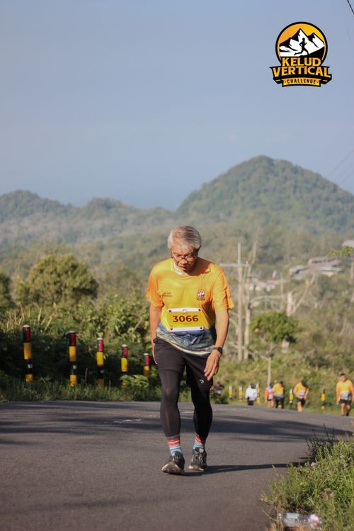 Race photo from Kelud Vertical Challenge 2024