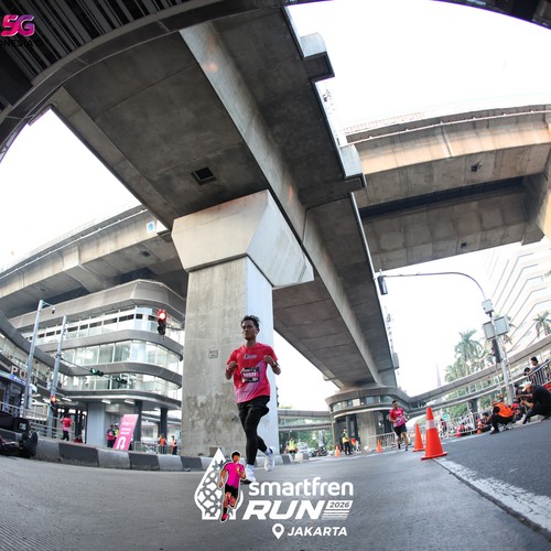 Race photo from SMARTFREN RUN 2026