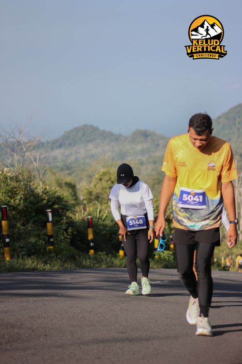 Race photo from Kelud Vertical Challenge 2024