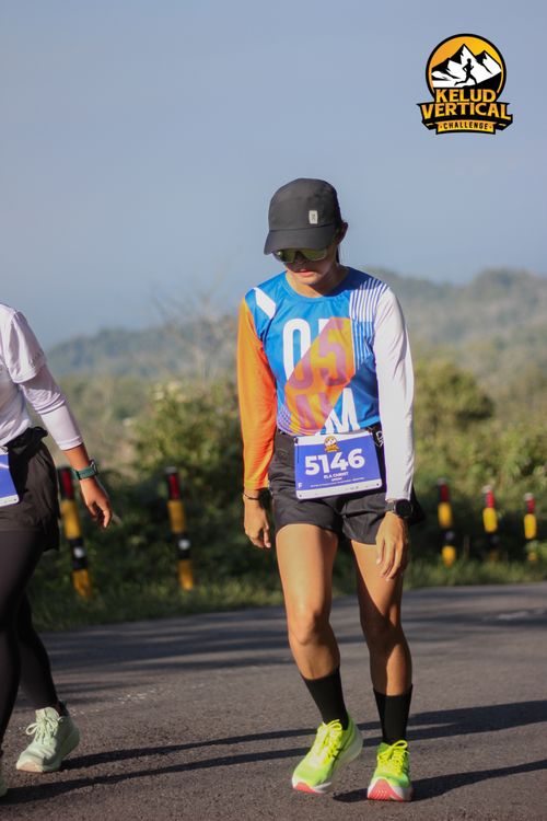 Race photo from Kelud Vertical Challenge 2024