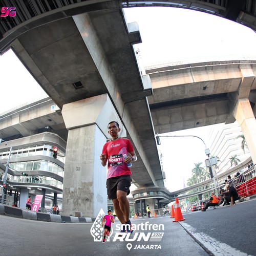 Race photo from SMARTFREN RUN 2026