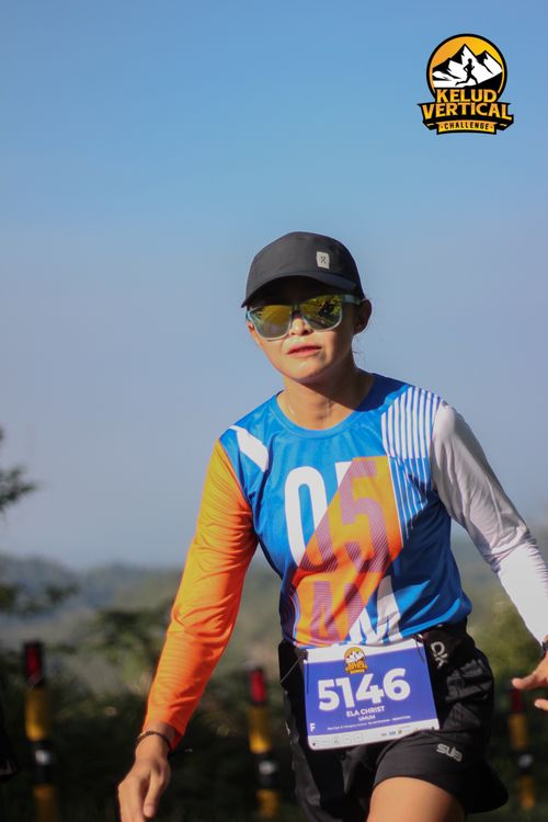 Race photo from Kelud Vertical Challenge 2024