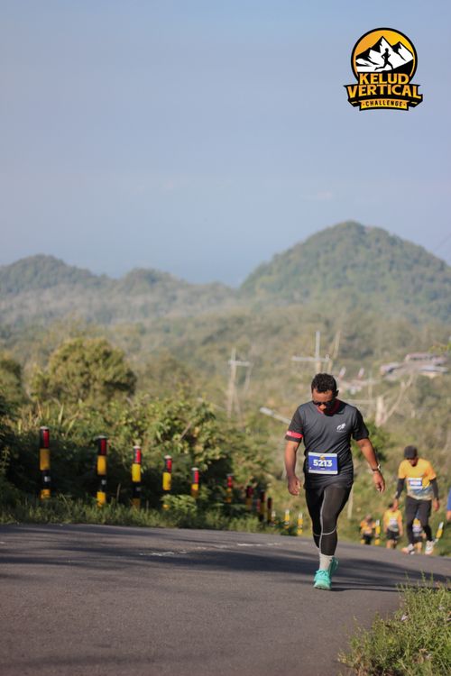 Race photo from Kelud Vertical Challenge 2024