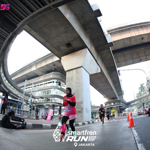 Race photo from SMARTFREN RUN 2026