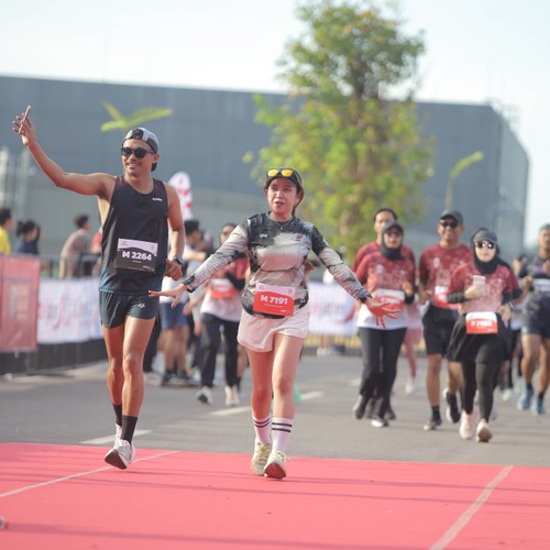 Race photo from KEDIRI HALF MARATHON 2026