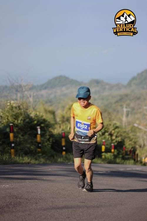 Race photo from Kelud Vertical Challenge 2024