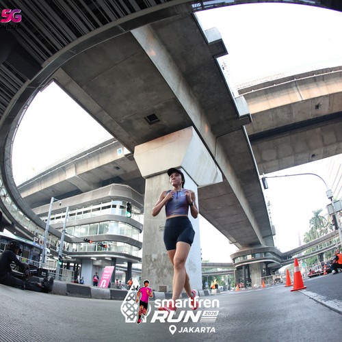 Race photo from SMARTFREN RUN 2026