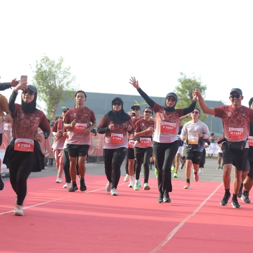 Race photo from KEDIRI HALF MARATHON 2026