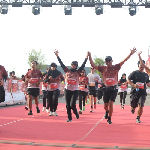 Race photo from KEDIRI HALF MARATHON 2026