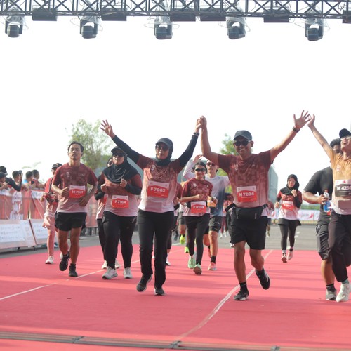 Race photo from KEDIRI HALF MARATHON 2026
