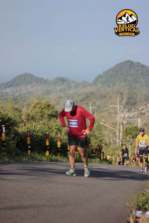 Race photo from Kelud Vertical Challenge 2024