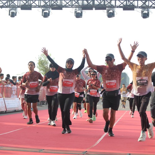 Race photo from KEDIRI HALF MARATHON 2026