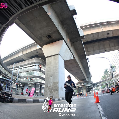 Race photo from SMARTFREN RUN 2026