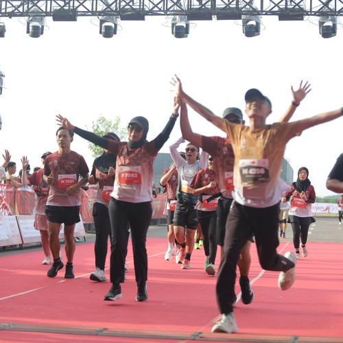 Race photo from KEDIRI HALF MARATHON 2026