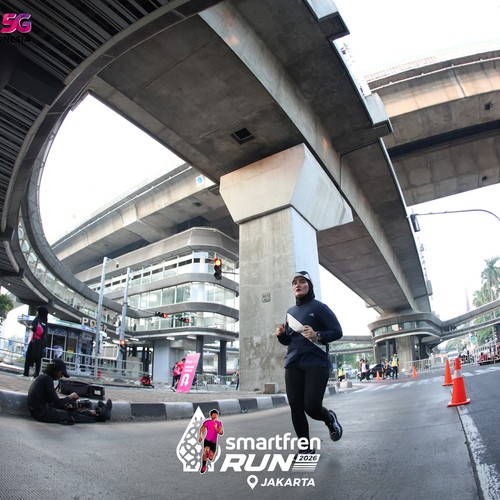 Race photo from SMARTFREN RUN 2026