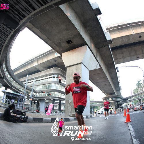 Race photo from SMARTFREN RUN 2026