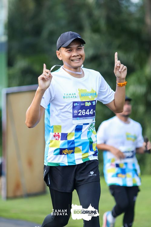 Race photo from Taman Budaya x BOGORUN 2025