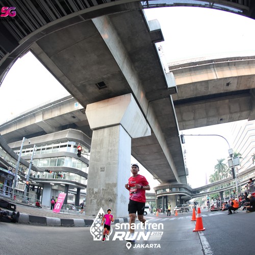 Race photo from SMARTFREN RUN 2026