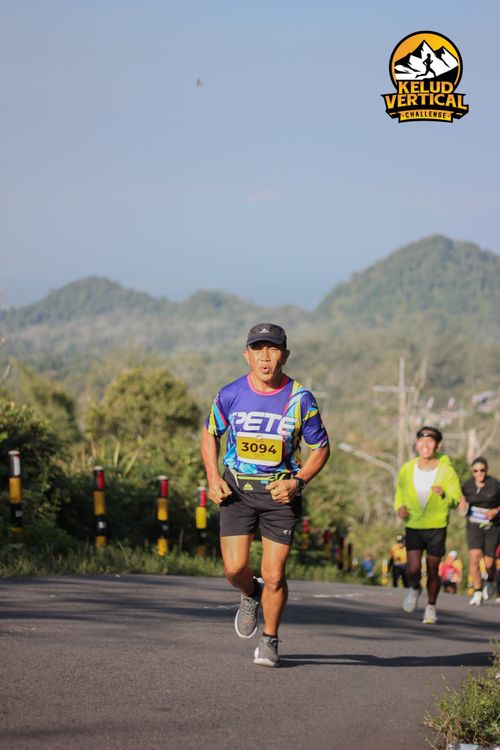 Race photo from Kelud Vertical Challenge 2024