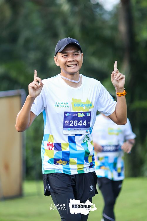 Race photo from Taman Budaya x BOGORUN 2025
