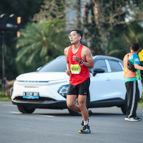 Race photo from BOGORUN 2026