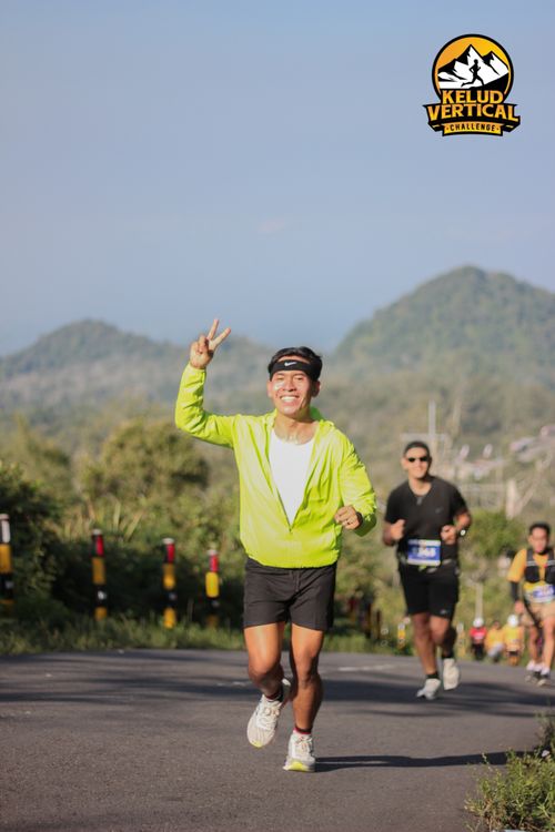 Race photo from Kelud Vertical Challenge 2024