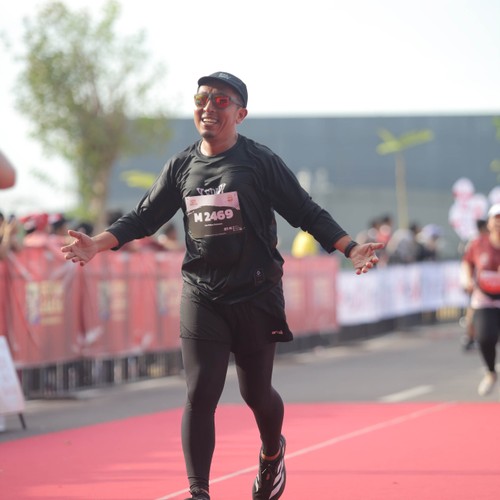 Race photo from KEDIRI HALF MARATHON 2026