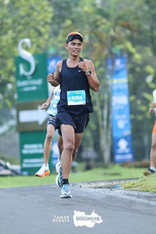 Race photo from Taman Budaya x BOGORUN 2025