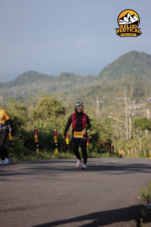 Race photo from Kelud Vertical Challenge 2024