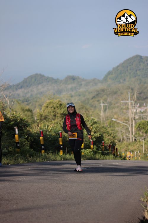 Race photo from Kelud Vertical Challenge 2024