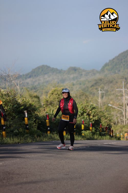 Race photo from Kelud Vertical Challenge 2024