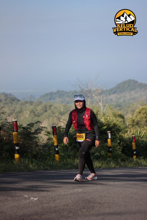 Race photo from Kelud Vertical Challenge 2024