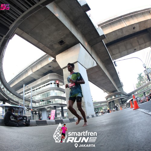 Race photo from SMARTFREN RUN 2026